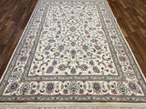 Indian Rug Hand Knotted Oriental Rug Fine Kashan 6'0x9'0