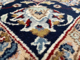 Indian Rug Hand Knotted Oriental Rug Fine Kashan 6'0x9'2