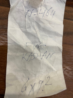 Indian Rug Hand Knotted Oriental Rug Fine Kashan 6'0x9'2