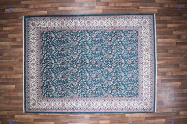 Indian Rug Hand Knotted Oriental Rug Fine Kashan 8'0x10'0