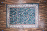 Indian Rug Hand Knotted Oriental Rug Fine Kashan 8'0x10'0