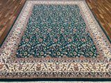 Indian Rug Hand Knotted Oriental Rug Fine Kashan 8'0x10'0