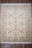Indian Rug Hand Knotted Oriental Rug Fine Kashan 8'1x10'0