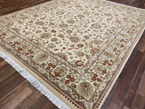 Indian Rug Hand Knotted Oriental Rug Fine Kashan 8'1x10'0