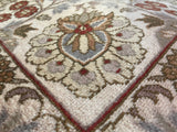Indian Rug Hand Knotted Oriental Rug Fine Kashan 8'1x10'0