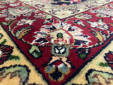 Indian Rug Hand Knotted Oriental Rug Fine Kashan 8'5x5'6