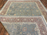 Indian Rug Hand Knotted Oriental Rug Fine Kashan 9'1x14'0