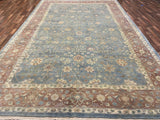 Indian Rug Hand Knotted Oriental Rug Fine Kashan 9'1x14'0