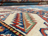 Indian Rug Hand Knotted Oriental Rug Fine Kazak 10'0x13'8