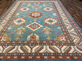 Indian Rug Hand Knotted Oriental Rug Fine Kazak 10'0x13'8
