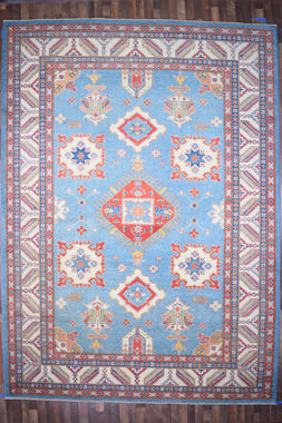 Indian Rug Hand Knotted Oriental Rug Fine Kazak 10'0x13'8