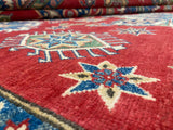 Indian Rug Hand Knotted Oriental Rug Fine Kazak 13'7x9'10