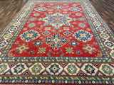 Indian Rug Hand Knotted Oriental Rug Fine Kazak 13'7x9'10