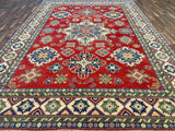 Indian Rug Hand Knotted Oriental Rug Fine Kazak 13'7x9'10