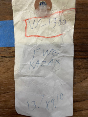 Indian Rug Hand Knotted Oriental Rug Fine Kazak 13'7x9'10