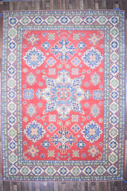 Indian Rug Hand Knotted Oriental Rug Fine Kazak 13'7x9'10