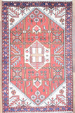 Indian Rug Hand Knotted Oriental Rug Fine Kazak 3'5x5'5