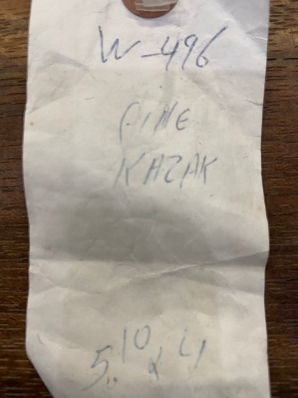 Indian Rug Hand Knotted Oriental Rug Fine Kazak 5'10x4'0