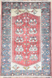 Indian Rug Hand Knotted Oriental Rug Fine Kazak 5'3x3'6