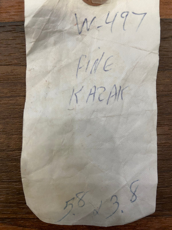 Indian Rug Hand Knotted Oriental Rug Fine Kazak 5'8x3'8