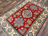 Indian Rug Hand Knotted Oriental Rug Fine Kazak 6'0x4'2
