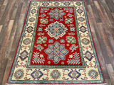Indian Rug Hand Knotted Oriental Rug Fine Kazak 6'0x4'2