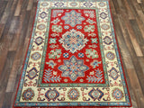 Indian Rug Hand Knotted Oriental Rug Fine Kazak 6'0x4'2