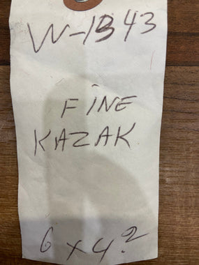 Indian Rug Hand Knotted Oriental Rug Fine Kazak 6'0x4'2