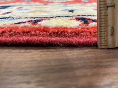 Indian Rug Hand Knotted Oriental Rug Fine Kazak 6'1x4'1