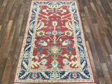 Indian Rug Hand Knotted Oriental Rug Fine Kazak 6'2x5'9