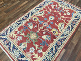 Indian Rug Hand Knotted Oriental Rug Fine Kazak 6'2x5'9