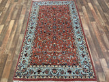 Indian Rug Hand Knotted Oriental Rug Fine Kazak 6'6x3'10