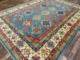 Indian Rug Hand Knotted Oriental Rug Fine Kazak 8'11x12'0