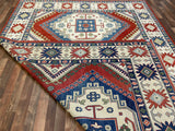 Indian Rug Hand Knotted Oriental Rug Fine Kazak 8'4x11'5