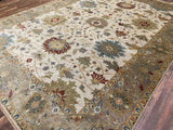 Indian Rug Hand Knotted Oriental Rug Fine Mahal 10'0x13'8