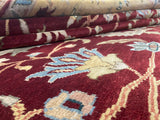 Indian Rug Hand Knotted Oriental Rug Fine Mahal 12'0x9'2