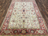Indian Rug Hand Knotted Oriental Rug Fine Mahal 8'10x6'0