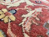 Indian Rug Hand Knotted Oriental Rug Fine Mahal 8'10x6'0