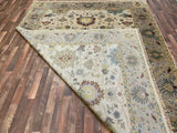 Indian Rug Hand Knotted Oriental Rug Fine Mahal 9'0x11'9