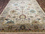 Indian Rug Hand Knotted Oriental Rug Fine Mahal 9'0x11'9