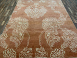 Indian Rug Hand Knotted Oriental Rug Fine Modern 10'4x8'0