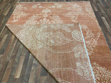 Indian Rug Hand Knotted Oriental Rug Fine Modern 10'4x8'0