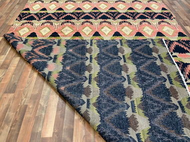 Indian Rug Hand Knotted Oriental Rug Fine Modern 11'10x8'10