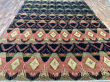 Indian Rug Hand Knotted Oriental Rug Fine Modern 11'10x8'10