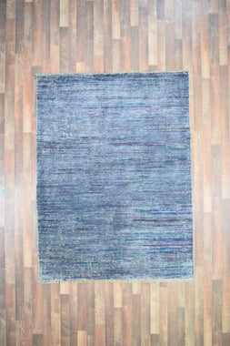 Indian Rug Hand Knotted Oriental Rug Fine Modern 5'2x7'0