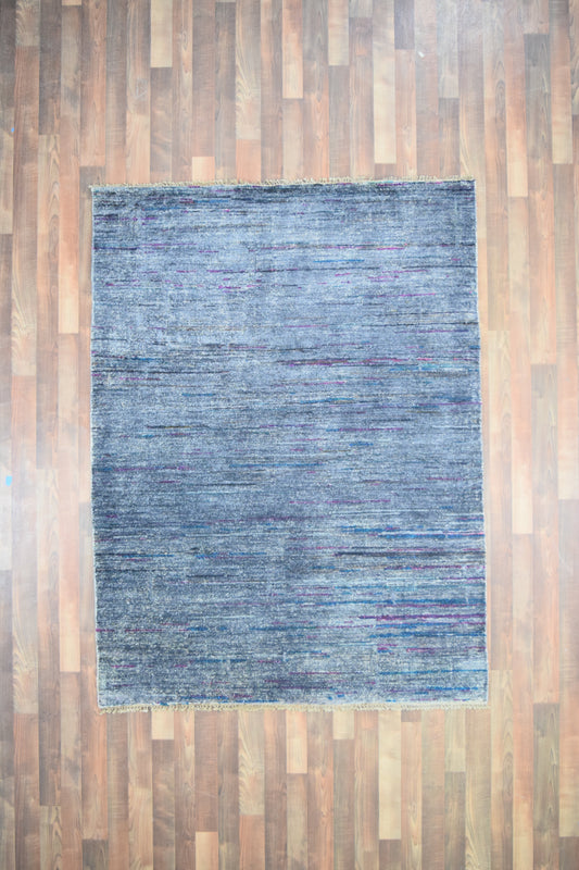 Indian Rug Hand Knotted Oriental Rug Fine Modern 5'2x7'0