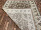 Indian Rug Hand Knotted Oriental Rug Fine Modern 7'10x9'9