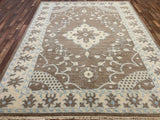 Indian Rug Hand Knotted Oriental Rug Fine Modern 7'10x9'9