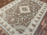 Indian Rug Hand Knotted Oriental Rug Fine Modern 7'10x9'9