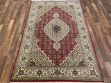 Indian Rug Hand Knotted Oriental Rug Fine Morrocan 9'0x11'9